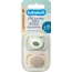 babylove Fopspeen Air Siliconen Symmetrisch, Bruin/groen, Maat 3, Vanaf 16 Maanden 2 St