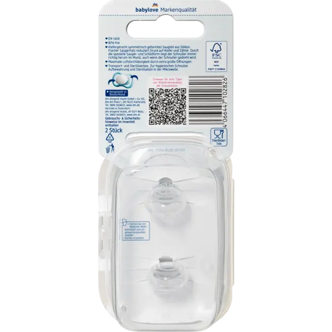 babylove Fopspeen Air Siliconen Symmetrisch, Bruin/groen, Maat 3, Vanaf 16 Maanden 2 St