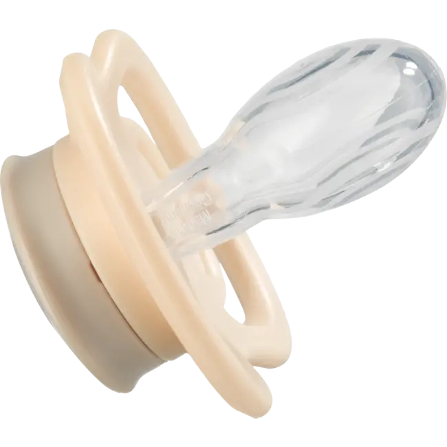 babylove Fopspeen Air Siliconen Symmetrisch, Bruin/groen, Maat 3, Vanaf 16 Maanden 2 St