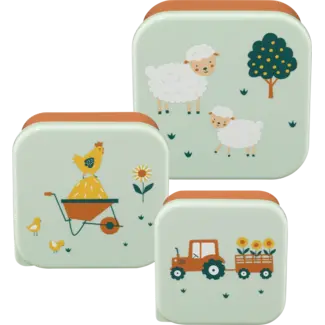 Babylove babylove Snackboxen Groen, 3-delig