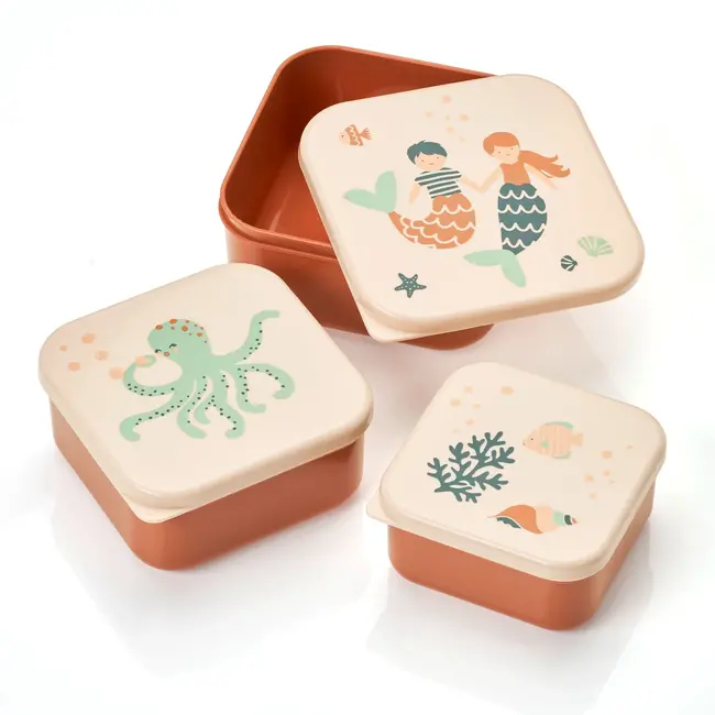 babylove Snackboxen Roze, 3-delig 1 St