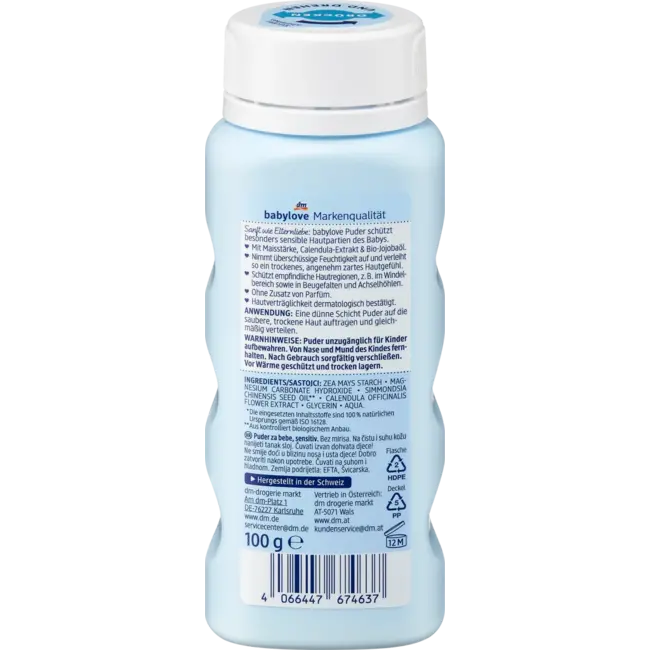 babylove Babypoeder Gevoelig 100 g