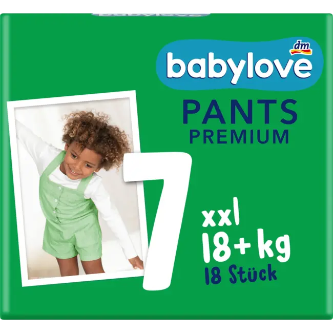 babylove Babybroekje Premium Gr. 7, XXL, 18+ Kg 18 St
