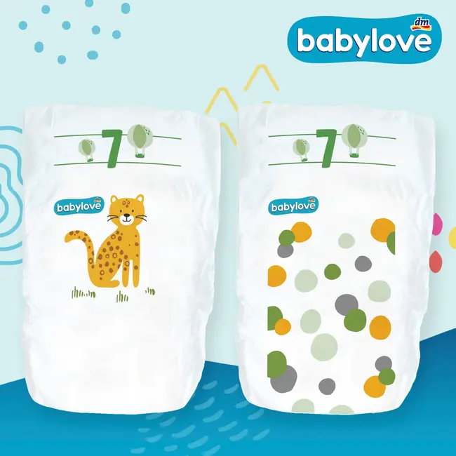 babylove Windeln Premium Gr. 7 XXL 16+ Kg 30 St