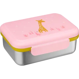 Babylove babylove Brooddoos RVS Roze/mosterd