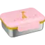 babylove Brooddoos RVS Roze/mosterd 1 St
