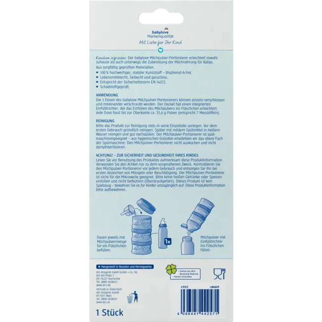 babylove Melkpoeder-portioneerder 1 St