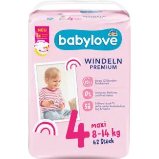 Babylove babylove Windeln Gr. 4 (8-14 Kg)