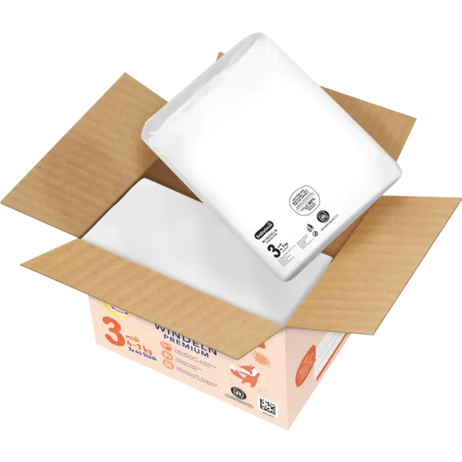 babylove Windeln Gr. 3 Midi (4-9 Kg), Jumbopack 92 St