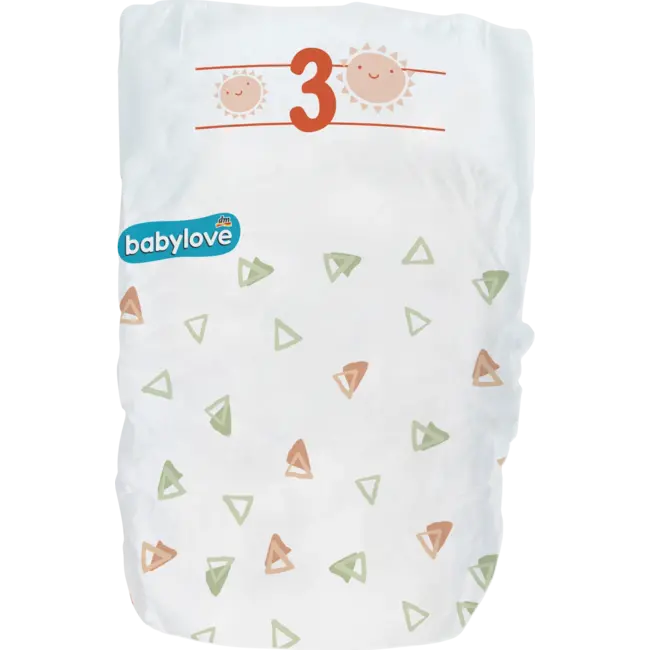 babylove Windeln Gr. 3 Midi (4-9 Kg), Jumbopack 92 St