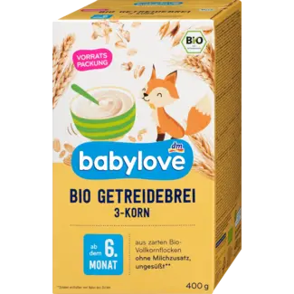 Babylove babylove Graanpap 3 Korrels Vanaf De 6e Maand