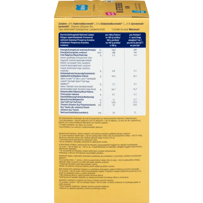 babylove Graanpap Bio 3 Korrels Vanaf De 6e Maand 400 g