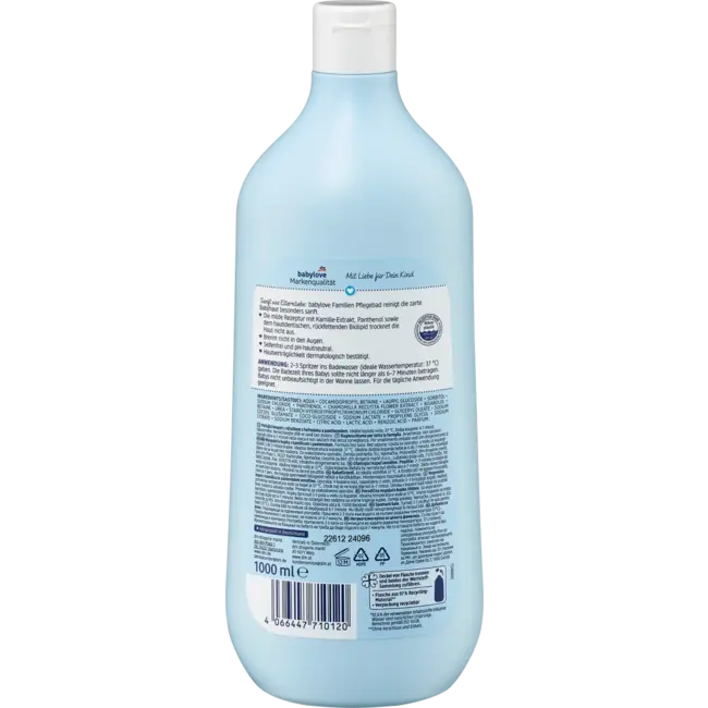 babylove Badadditief Verzorgingsbad Familie Sensitive 1 l