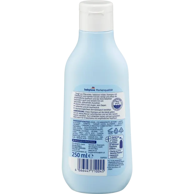 babylove Babyshampoo Mild Gevoelig 250 ml