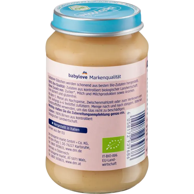 babylove Vruchten Peer Puur Vanaf De 5e Maand 190 g