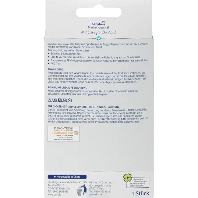 babylove Regenhoes Voor Sportwagens & Buggy's 1 St