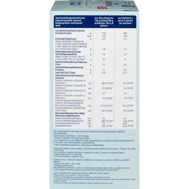 babylove Avondpap Melk Bio Griesmeel Vanaf 6 Maand 600 g