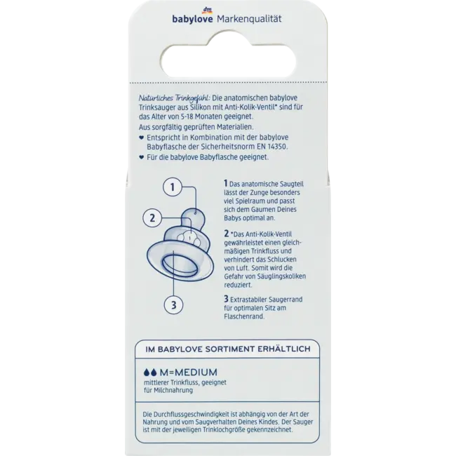 babylove Drinkzuiger Siliconen, Maat 2, Anatomisch, 5-18 Maanden 2 St