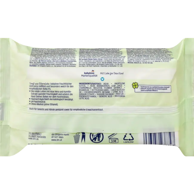 babylove Natte Doekjes (4x80 St.) 320 St