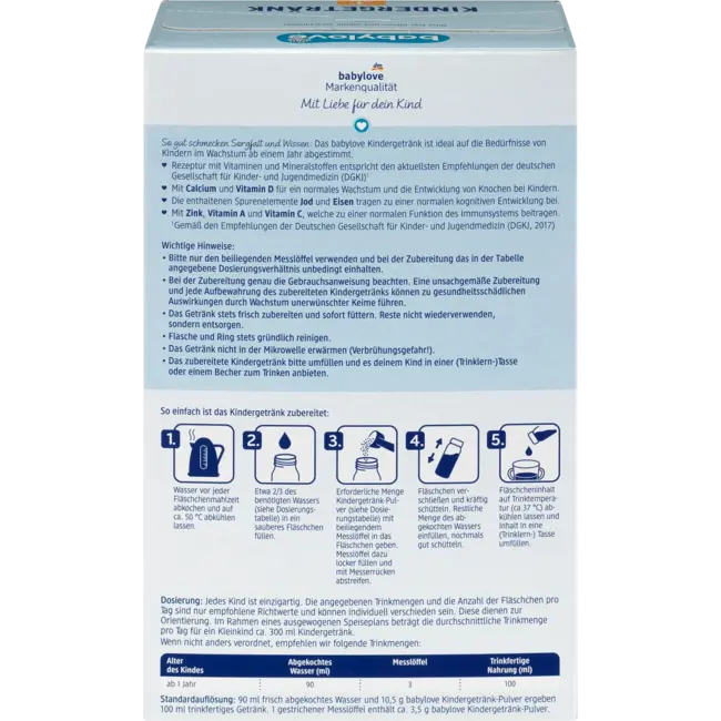 babylove Kinderdrank Vanaf 1 Jaar 500 g