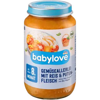 Babylove babylove Menu Allerlei Groenten Met Rijst & Kalkoen Vanaf De 8e Maand