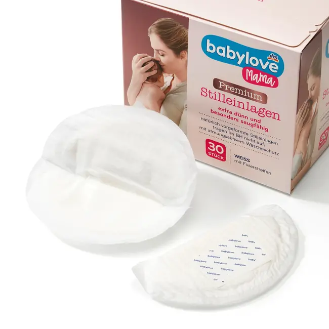 babylove mama Premium Zoogkompres Extra Dun En Absorberend 30 St