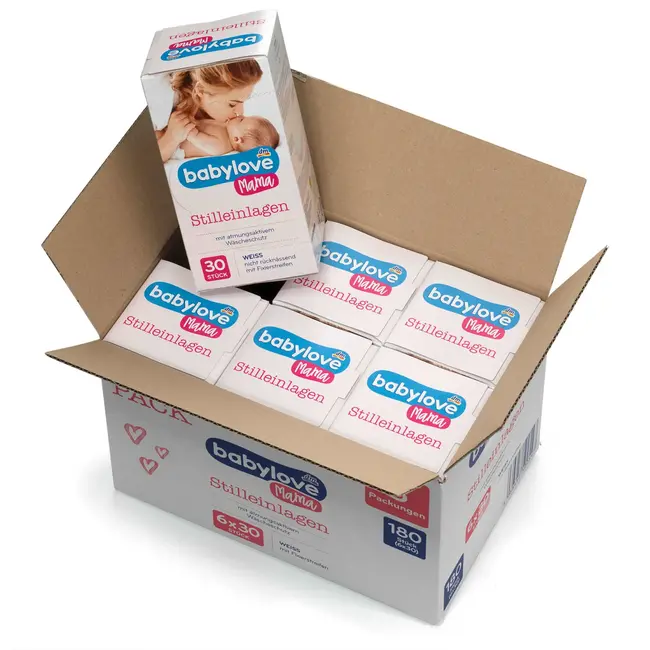 babylove mama Borstkompressen Wit (6x30 St) 180 St