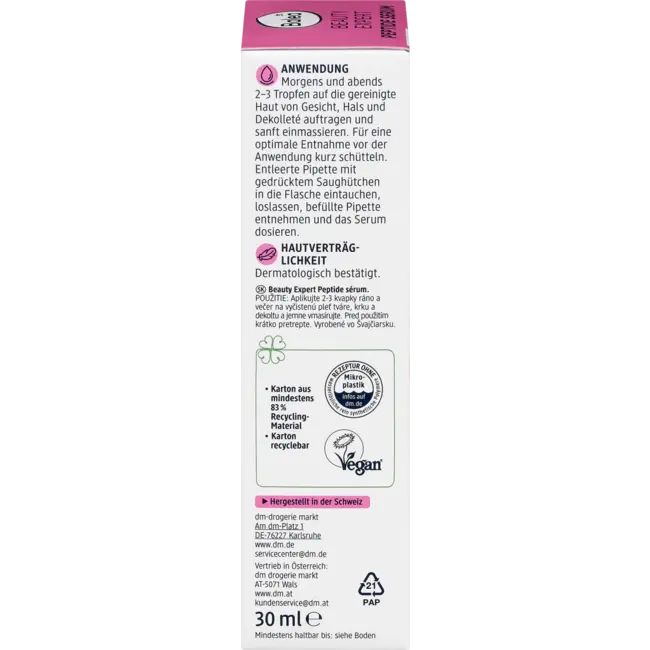 Balea Beauty Expert Peptide Serum 30 ml