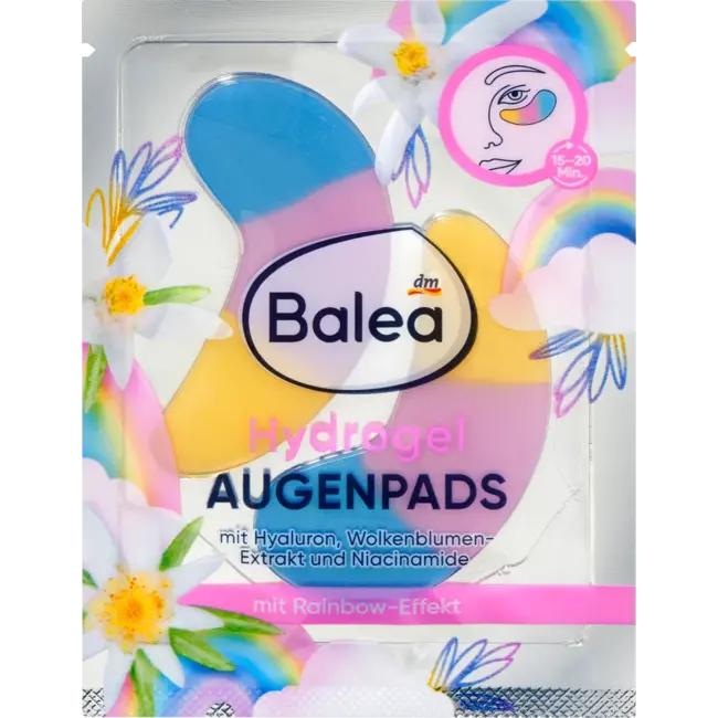 Balea Oogpads Hydrogel Regenboog (1 Paar) 2 St