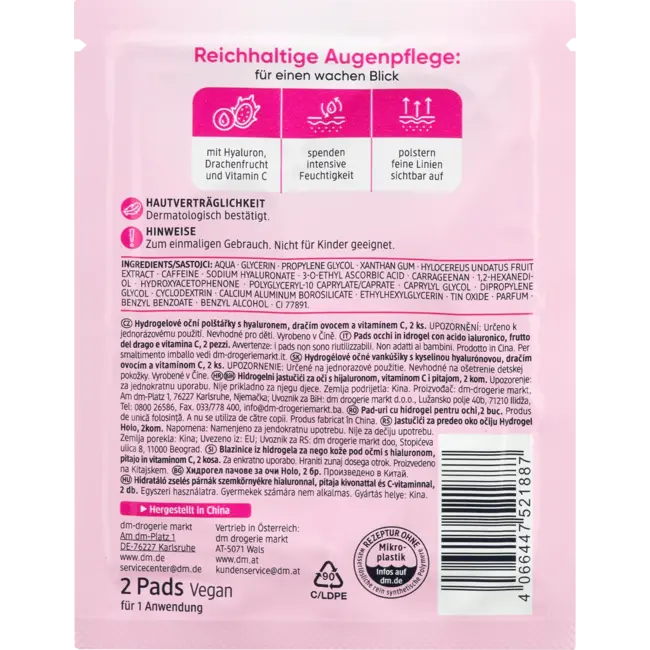 Balea Hydrogel Oogpads Holo (1 Paar) 2 St