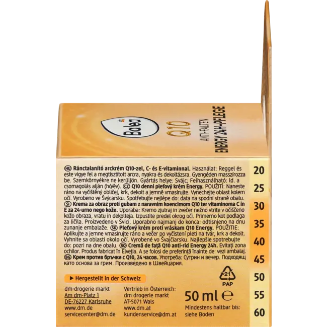 Balea Gezichtscrème Q10 Antirimpel Energy 24h-verzorging 50 ml