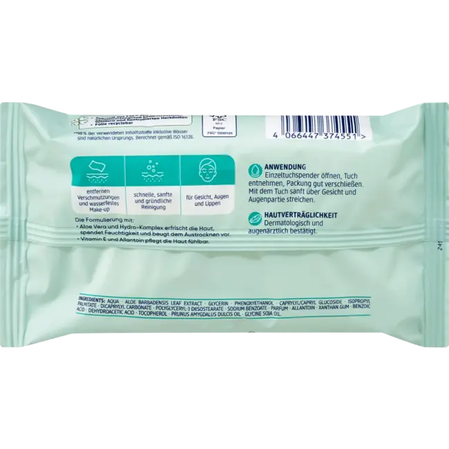 Balea Verfrissende Reinigingsdoekjes PG 10 St