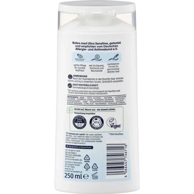 Balea med Conditioner Ultra Sensitive 250 ml