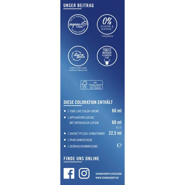 Schwarzkopf LIVE Haarverf Urban Metallics, U68 Ruby Glaze 1 St