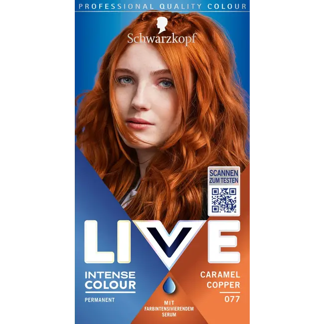 Schwarzkopf LIVE Haarverf 077 Caramel Copper 1 St