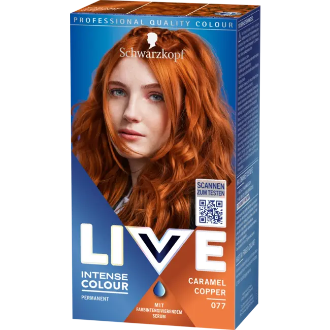 Schwarzkopf LIVE Haarverf 077 Caramel Copper 1 St