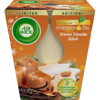 Airwick AirWick Geurkaars in Glas Warm Vanilla Wish 220g
