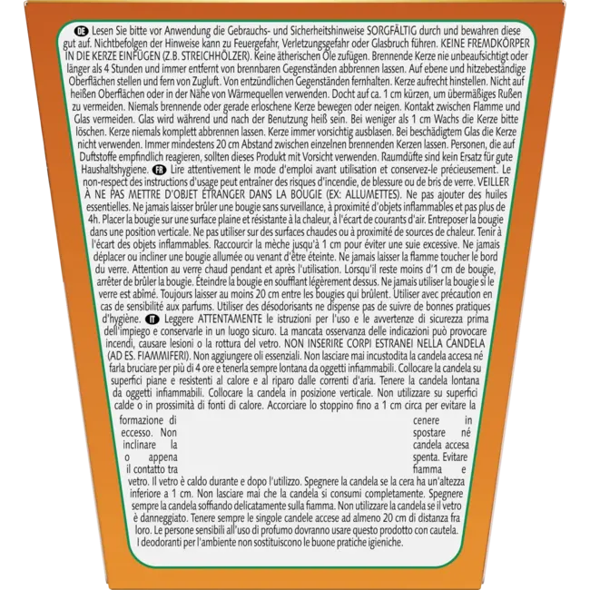 AirWick Geurkaars in Glas Warm Vanilla Wish 220g 1 St