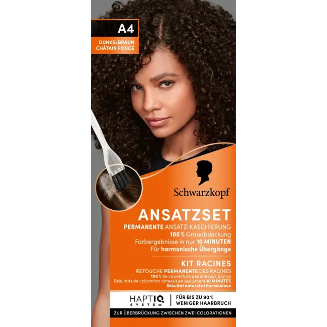 Schwarzkopf Uitgroeiset A4 Donkerbruin 1 St