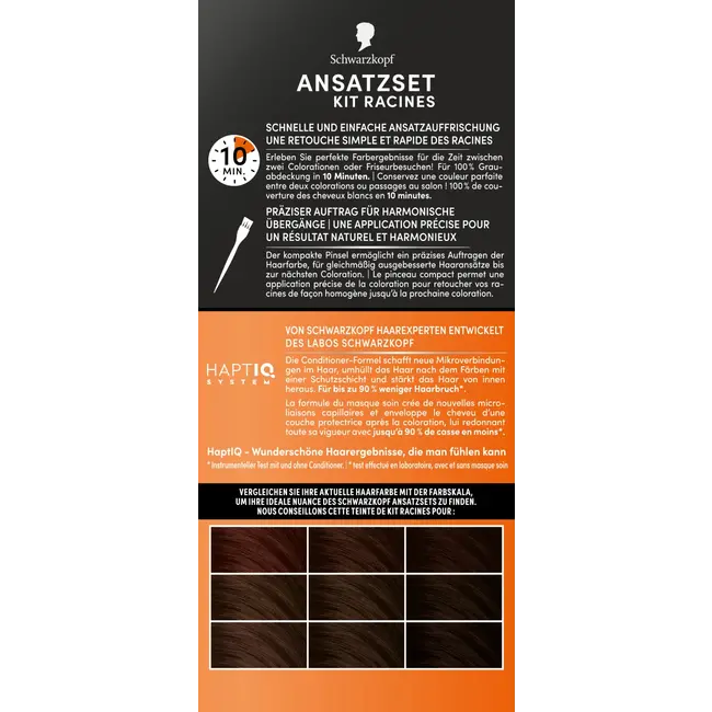 Schwarzkopf Uitgroeiset A4 Donkerbruin 1 St