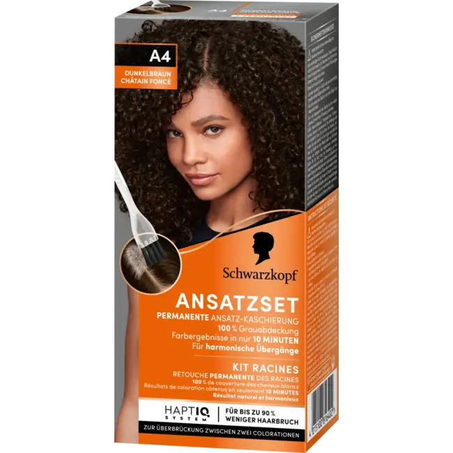 Schwarzkopf Uitgroeiset A4 Donkerbruin 1 St