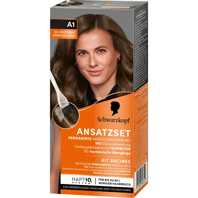 Schwarzkopf Uitgroeiset A1 Licht- Tot Middelbruin 1 St