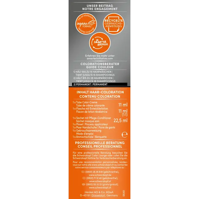 Schwarzkopf Uitgroeiset A5 Zwart 1 St