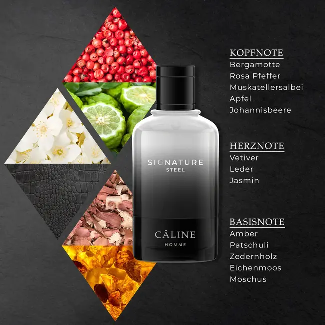 Caline Signature Steel Eau De Toilette 60 ml