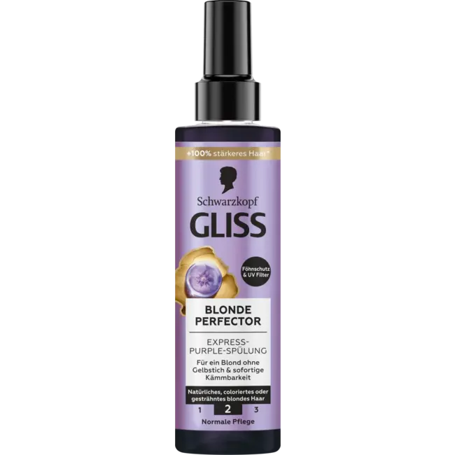 Schwarzkopf GLISS Express-Purple Blonde Perfector Sprayconditioner 200 ml