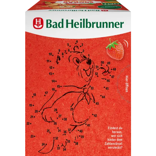 Bad Heilbrunner Kinderthee, Aardbei & Sinaasappel (15 Zakjes) 30 g