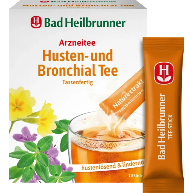 Bad Heilbrunner Medicijnthee Hoest & Bronchiale Thee (10 Stuks) 12 g