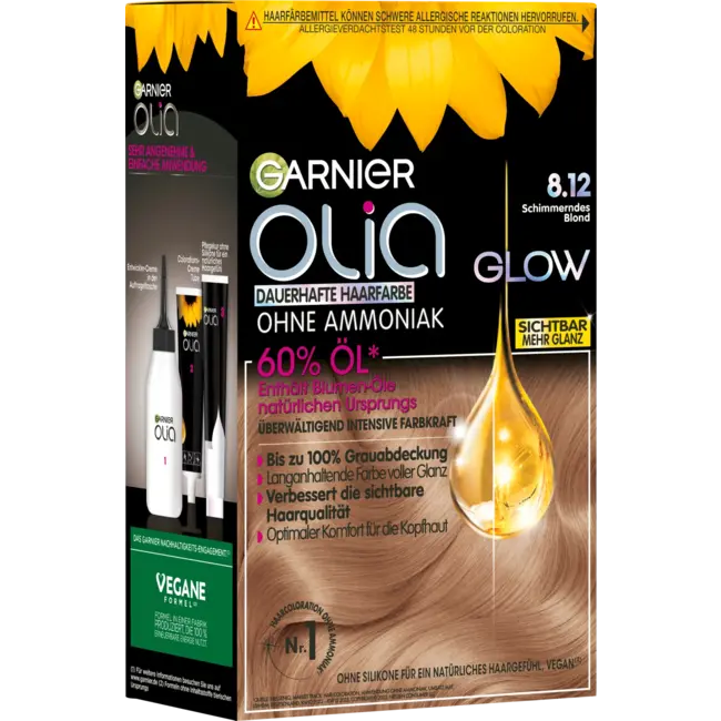 Garnier Olia Haarverf 8.12 Glanzend Blond 1 St