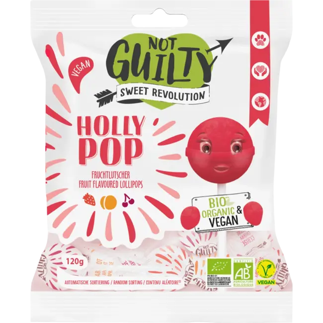 NOT GUILTY Lollies Holly Pop 120 g