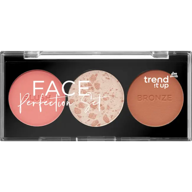 trend !t up Blush-, Bronzer & Highlighter Palette Gezicht Perfectie 7.5 g